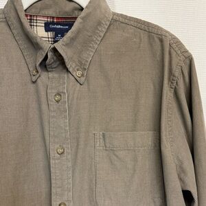 Croft & Barrow Men's Casual Button-Down Shirt - Taupe Sz M